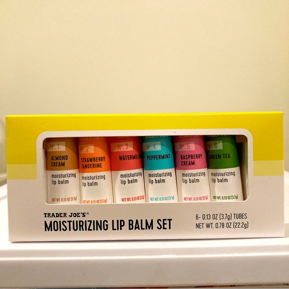 Trader Joe’s Moisturizing Lip Balm Set Brand New/Never Used
